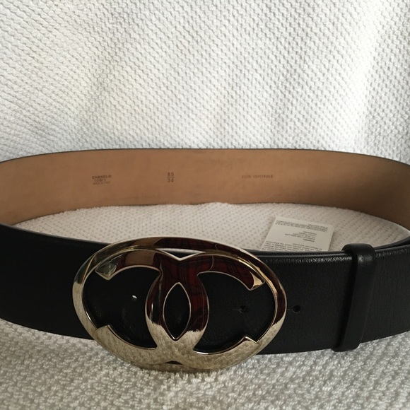 Chanel CC Calfskin Black Belt Like New Condition - Picture 9 of 11